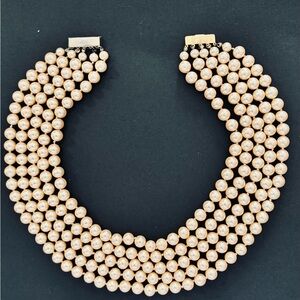 Classic Multi-Strand Pearl Necklace